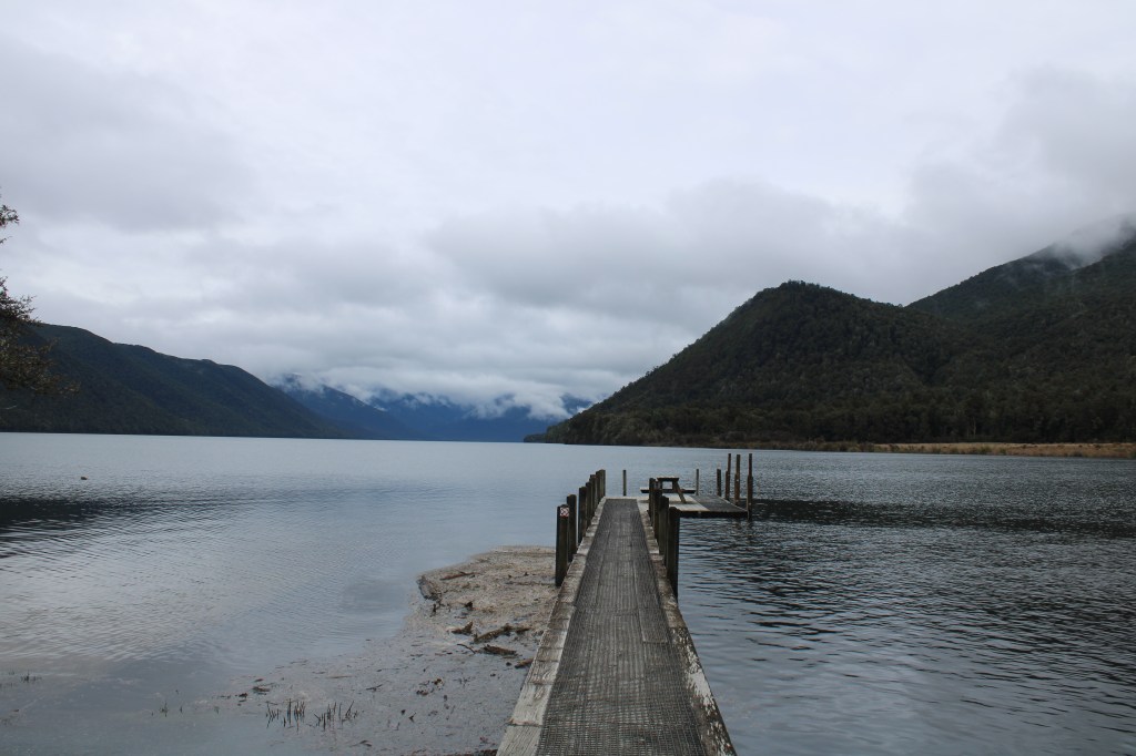 Peaceful Lake Rotoiti in New Zealand in Spring