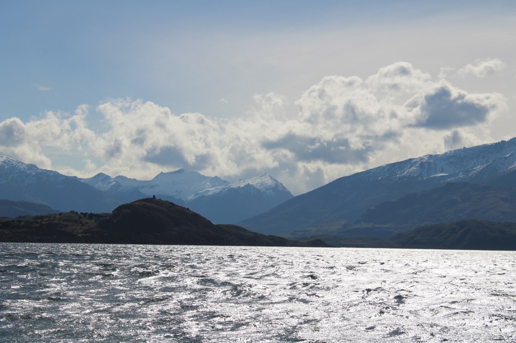 Lake Wanaka, New Zealand in spring
