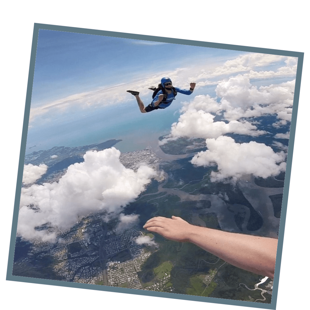 Doing a Skydive in Cairns